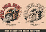 custom logo retro vintage cartoon mascot illustration